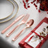 Exquisite Plastic Cutlery, Premium Quality Silverware "Gold/Silver look alike," Heavy Duty Plastic Cutlery - 120 Count