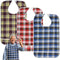Adult Bibs, Waterproof Bib Clothing Protector with Crumb Catcher, Reusable Dining Bibs