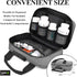 Kaddy Secure Pill Organizer Box for Medicine or Supplements; Travel or Home Storage, TSA Approved Lock (Grey)