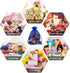 100PCS Sheer Organza Bag 5''X7'', Royal Blue Drawstring Jewelry Gift Bags for Baby Shower Wedding Party Favor