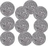 Stainless Steel Scrubber Scrubbing Pad, Magic Eraser Sponges for Clean Pot Pan and Broiler Rack, 10Pcs