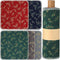 25 Pcs Reusable Paper Towels, Cotton Kitchen Dishcloths, Absorbent Washable Paper Towels (Atayal Flower)