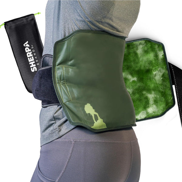 Large Ice Packs for Injuries, Reusable Wrap with Velcro Straps, Soft Gel Hot and Cold Packs for Pain Relief