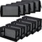 Frienda 10 Pieces Mesh Makeup Bag - Portable Black Mesh Cosmetic Zipper Pouch for Travel