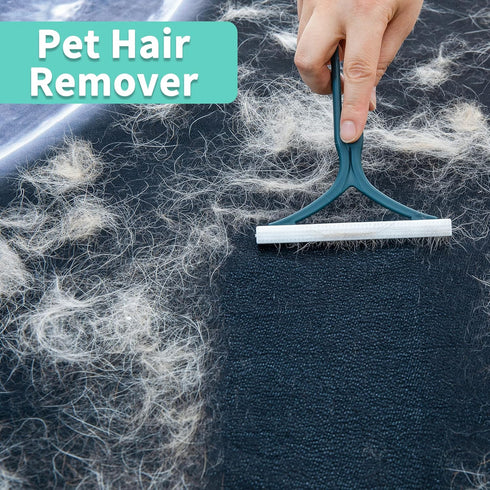 Dog Hair Remover for Couch, Cat Fur Removal Tool for Furniture, Reusable Scraper for Dog Hair Cleaning