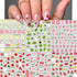 6 Sheets Fruit Nails Stickers Summer Nails Art Stickers 3D Self Adhesive Colorful Fruit Nail Decals Cute Fruits Strawberry Watermelon Cherry Nail Design Nail Art Supplies for Women Nail Decorations