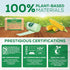 ANECO Compostable Food Waste Bags, 3 Gallon with Handles, 30 Count, BPI Certified
