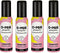 Pre Poop Spray, 4 Pack Flower Citrus, Natural Pre Poo Toilet Spray for Bathrooms, 2oz Travel Size.