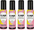 Pre Poop Spray, 4 Pack Flower Citrus, Natural Pre Poo Toilet Spray for Bathrooms, 2oz Travel Size.
