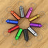 Small Portable Pill Case with Keychain, 10 Pack Waterproof Aluminum Organizer for Outdoor Camping Travel