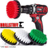 Set 4in 4 Drill Brush Attachment Power Scrubber Brush - Piece Soft, Medium and Stiff Power Scrubbing Brushes Drill