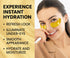 Under Eye Patches for Dark Circles (30 Pairs) - 24k Gold Eye Mask with Vitamin C & Hyaluronic Acid for Puffiness