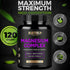 Magnesium Citrate & Oxide 500mg Complex Supplement - High Absorption for Bone Density, Muscles, Energy - 120 Vegan