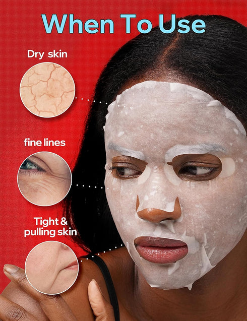 Vita Genic Jelly Pore Tightening Face Masks, 1.8 fl oz, 10 Sheets, Korean Skincare