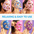 MAREE Facial Masks with Marine Collagen & Hyaluronic Acid - Moisturizing Sheet Masks with Green & Red Algae Extract, 6
