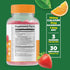 Lifeable Calcium, Magnesium, Zinc and Vitamin D Gummies - Great Tasting Natural Flavor Vitamin Supplements - Gluten Free GMO Free Chewable - for Bone Health - for Adults, Man, Women - 90 Gummies