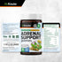 Adrenal Support Gummies, Organic Rhodiola & Ashwagandha, 60 Chews, Vegan Mood Support Supplement with Vitamins