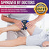 Ice Pack Wrap with Elastic Strap by Kinetic Labs - Reusable Hot Cold Gel Pack for Injuries, Neck, Ankle