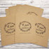 FRIDAY NIGHT 50Pcs Wedding Favors Candy Buffet Bags, Brown Kraft Paper Favor Bags for Snacks or Cookie Buffets