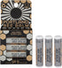 Portland Bee Balm Solar Eclipse - All Natural Handmade Beeswax Based SPF 15 Lip Balm, 3 Count