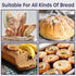 volila 150 Pack Reusable Plastic Bread Bags - Clear Loaf Bags for Homemade Bread - Perfect for Baked Goods Storage
