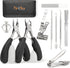 TIP2TOES 10 Pcs Ingrown Toenail Clippers for Seniors, Heavy Duty Stainless Steel Toe Nail Cutter