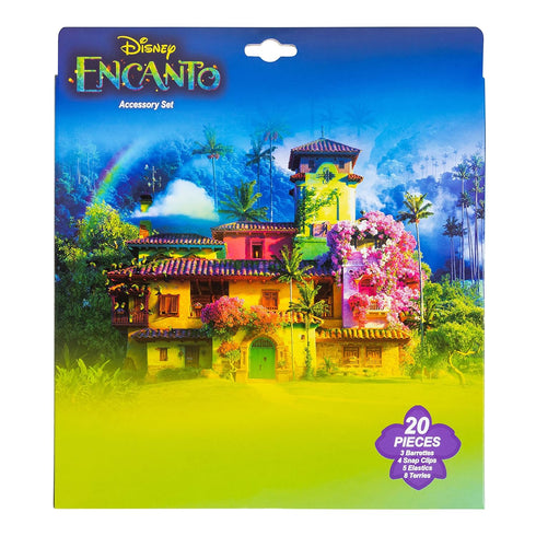Luv Her Encanto Girls 20 Piece Accessory Set, Includes Barrettes, Snap Clips, Elastics, and Ponies