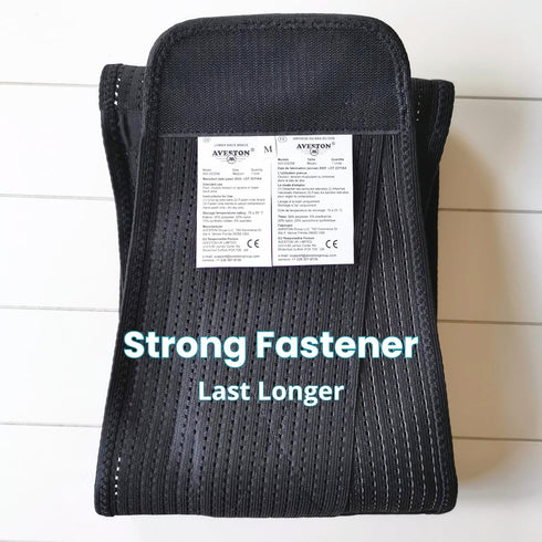 AVESTON Back Brace for Lower Back Pain Relief, 6 Ribs Belt with Lumbar Pad Support for Men/Women, Adjustable