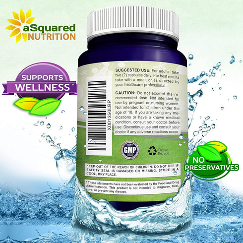 100% Natural Resveratrol Supplement, 1000mg Max Strength (180 Capsules) for Heart Health & Antioxidants