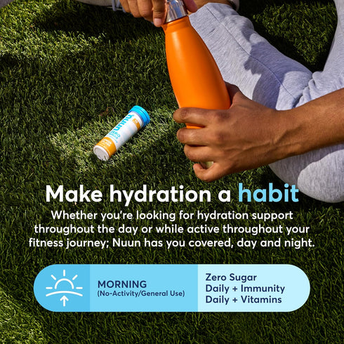 Nuun Immunity Electrolyte Tablets, Vitamin D, C, E, & A, Ginger, Elderberry, 4 Pack (40 Servings Total)