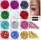 Teenitor Body Glitter Face Glitter Makeup, 12 Colors Face and Body Glitter Gel for Hair and Makeup