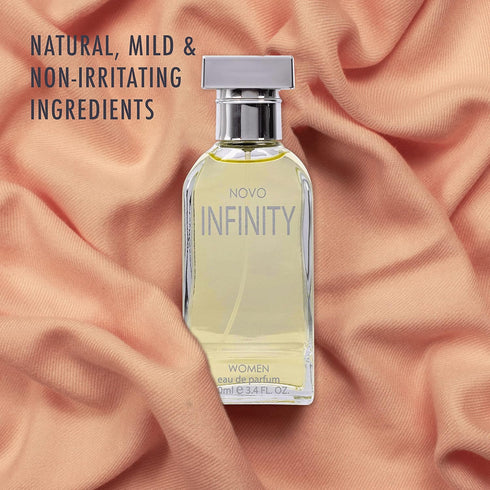 Novo Infinity Eau De Parfum Spray for Women, 3.4 Fluid Ounce, Refreshing Citrus Floral & Musk
