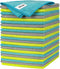 FIXSMITH Microfiber Cleaning Cloth, Pack of 24, Multi-Functional Towels, 12 x 16 in, Highly Absorbent, Lint-Free