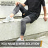 NEENCA Compression Leg Sleeve - Long Knee Sleeve, Ultra-thin Leg Sleeve with Graphene Ions Infused Fabric for Knee Pain