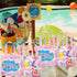 C L cooper life 12pcs Summer Pool Party Gift Treat Bags, Pink Hello Summer Theme Non-Woven Bags for Girls