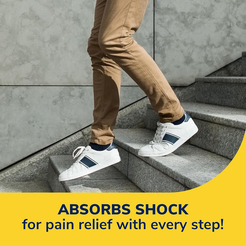 Dr. Scholl's Knee Pain Orthotics for Men, Shoe Size 8-14.