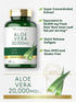 Carlyle Aloe Vera Softgel Capsules 20,000mg - 300 Count, Non-GMO, Gluten Free Aloe Vera Gel Supplement