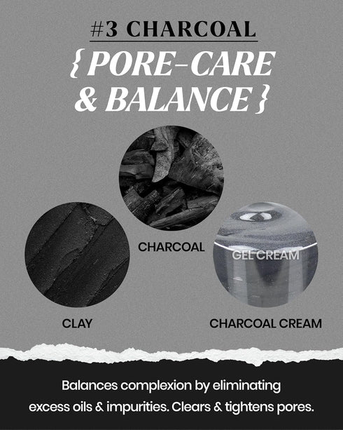 LINDSAY Luxury Magic Modeling Cup Pack | Organic Gel Face Mask Skincare | Hydrating & Deep Cleansing Mask (Charcoal,