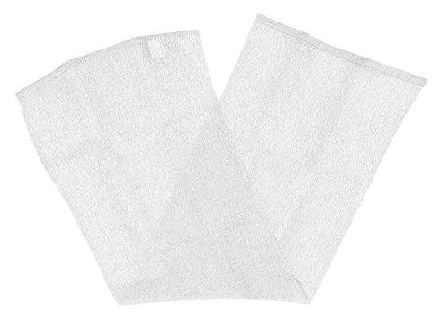 Salux Super Hard Nylon Japanese Beauty Skin Bath Wash Cloth/Towel, White