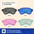 Thrive Hot & Cold Gel Beads Eye Mask - Midnight 1 Count, Adjustable Strap & Flexible Gel Insert, Cooling Sleep Mask &