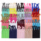 Kenz Laurenz 100 Hair Ties, No Crease Ribbon Elastics, Ouchless Ponytail Holders, Hair Bands, Solids