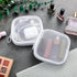 Weewooday 4 Pcs White Mesh Makeup Bag, Mini Portable Cosmetic Travel Toiletry Pouch with Zipper for Daily Accessories