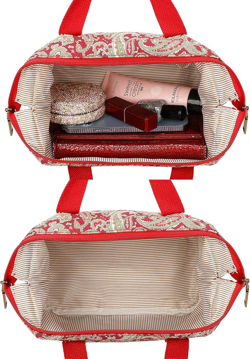 Makeup Bag Cosmetic Bag - Travel Zipper Organizer Bag for Women, Waterproof Toilet Bag (Green 2)