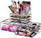 Sorbus Large Makeup Organizer, Clear Stackable Jewelry & Makeup Organizer for Vanity, 12 Drawers