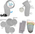 Elastic Cotton Knee Warmers, Knee Sleeves for Men and Women, Circulation Support, Joint Pain Relief, One Pair