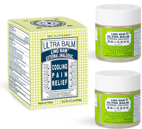 Ultra Balm External Analgesic - Cooling Pain Relief for Backache, Arthritis, Strains, Bruises, Sprains, Muscle Pain,