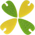 Evriholder Quick-Dry Dish Scrubbing Sponge, 8 Count, Green & Yellow