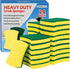 Heavy Duty Sponges, 24 Pack Scrub Sponge, Eco Cellulose Kitchen Sponge for Washing Dishes and Household Cleaning