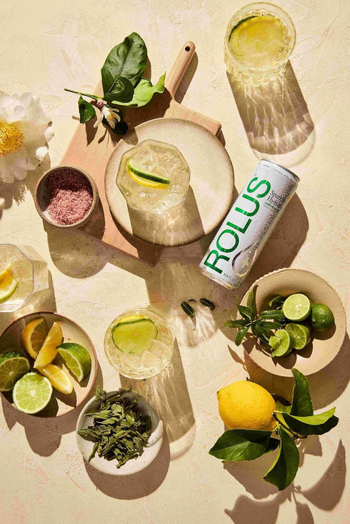 ROLUS 11.5 oz (12 pack), 345mg Sparkling Electrolyte Hydration, Electrolytes, No Sugar, No Caffeine, No Dyes