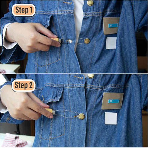 AUEAR 5 Pcs Button Hook Zipper Pull Grip Tool for Arthritis Assistance